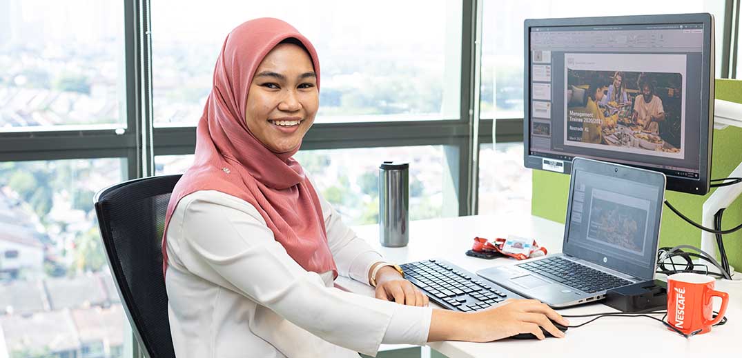 woman in office