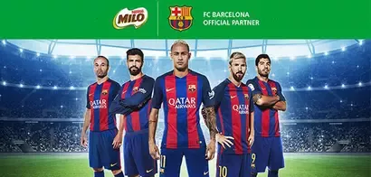Nestlé MILO dan FC Barcelona mendorong gaya hidup sehat