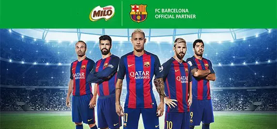 Nestlé MILO dan FC Barcelona mendorong gaya hidup sehat