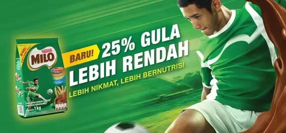 Nestlé MILO Hadir dengan 25% Gula Lebih Rendah
